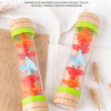 19CM 大木質款塑膠 兔子與熊 雨聲沙筒 maraca(單個裝)