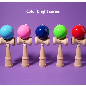 木製技巧球 劍球 劍玉 Kendama 亮面款 (18CM) KE03