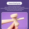 木製技巧球 劍球 劍玉 Kendama 條紋款 (18CM) KE01