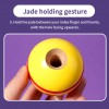 木製技巧球 劍球 劍玉 Kendama 條紋款 (18CM) KE01