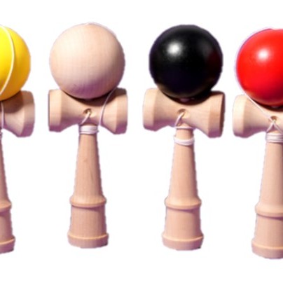 木製技巧球 劍球 劍玉 Kendama 磨砂面款 (18CM) KE04