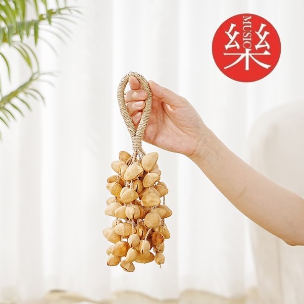 大串果殼手鈴 夾竹桃 果殼 手搖鈴 Chacha 大串堅果手鈴