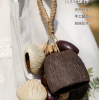 黑果 夾竹桃 果殼 手鈴 果殼手搖鈴 滿願果殼包鈴 小串堅果手鈴