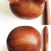 山杏木 韓國 手柄木魚 8CM