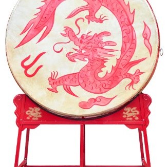 1.5米 立式戰鼓 龍鼓 連立式鼓架