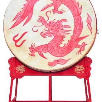 1.5米 立式戰鼓 龍鼓 連立式鼓架