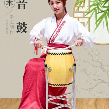 8吋 椿木 高音戰鼓 連鼓架