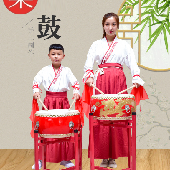 10吋 堂鼓 連成人鼓架