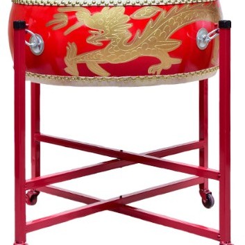 26吋 堂鼓 龍鼓 連成人鼓架