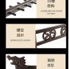 雞翅木真龍 銅鑼支架 銅鑼架 小號 35CM寬 毛筆 筆掛支架