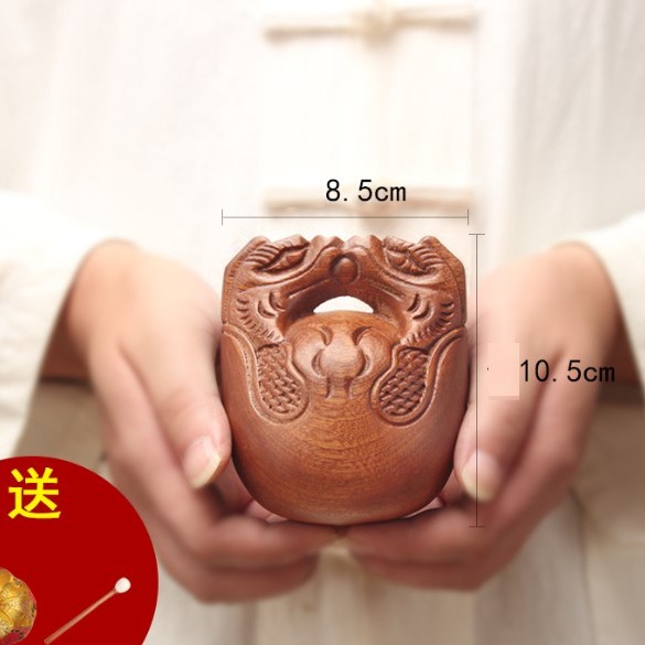 3.5吋 紫檀木 木魚