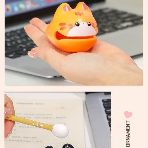  可愛卡通小貓 小狗款 小木魚