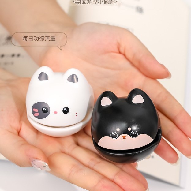  可愛卡通小貓 小狗款 小木魚