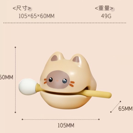  可愛卡通小貓 小狗款 小木魚