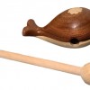 小鯨魚 手工木雕 木魚
