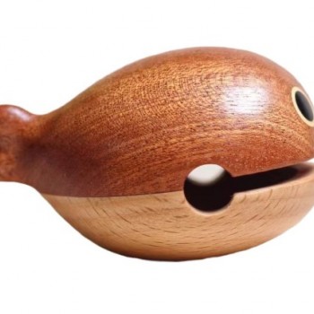 甲魚款 櫸木黑胡桃木 手工木雕 木魚