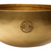 10CM 尼泊爾手工 滿月頌缽 黃銅款 Full Moon Singing Bowl