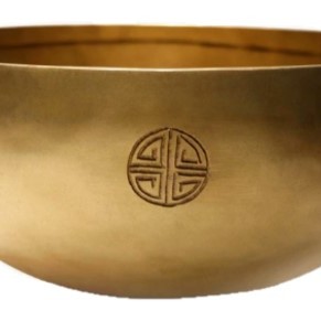 10CM 尼泊爾手工 滿月頌缽 黃銅款 Full Moon Singing Bowl