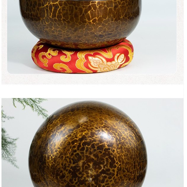 26CM 尼泊爾手工 紫金缽 紫金頌缽 Singing Bowl