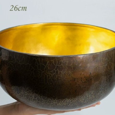 26CM 尼泊爾手工 紫金缽 紫金頌缽 Singing Bowl