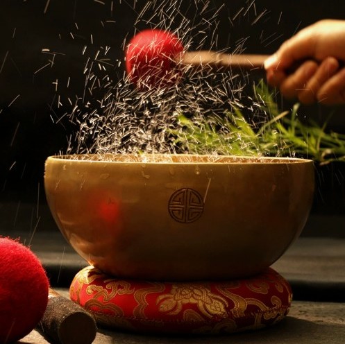 12CM 尼泊爾手工 滿月頌缽 黃銅款 Full Moon Singing Bowl