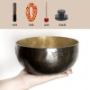 20CM 尼泊爾手工 烏金雙色 滿月頌缽 頌缽 Singing Bowl