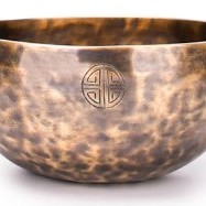 18CM 尼泊爾手工 滿月頌缽 Full Moon Singing Bowl