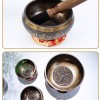 17.5CM 尼泊爾手工 銅磬 頌缽 經紋款