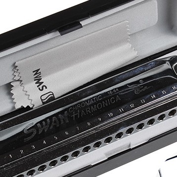SW1664 天鵝牌16孔64音 半音階口琴 Harmonica