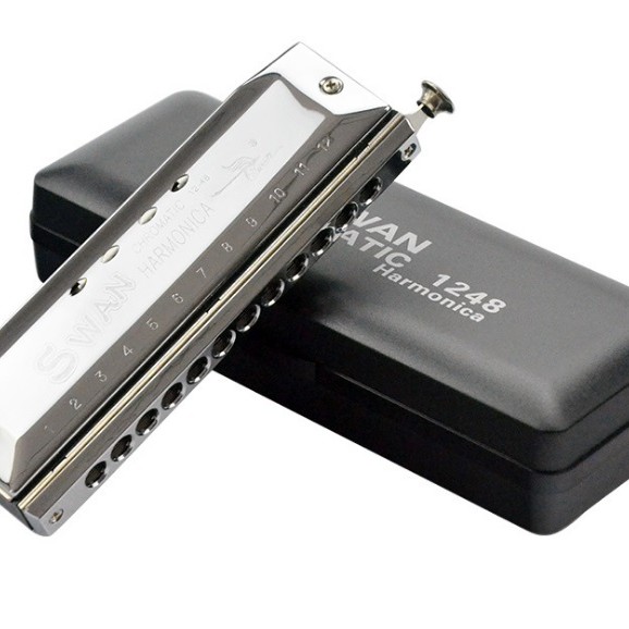 SW1248 天鵝牌12孔48音 半音階口琴 Harmonica