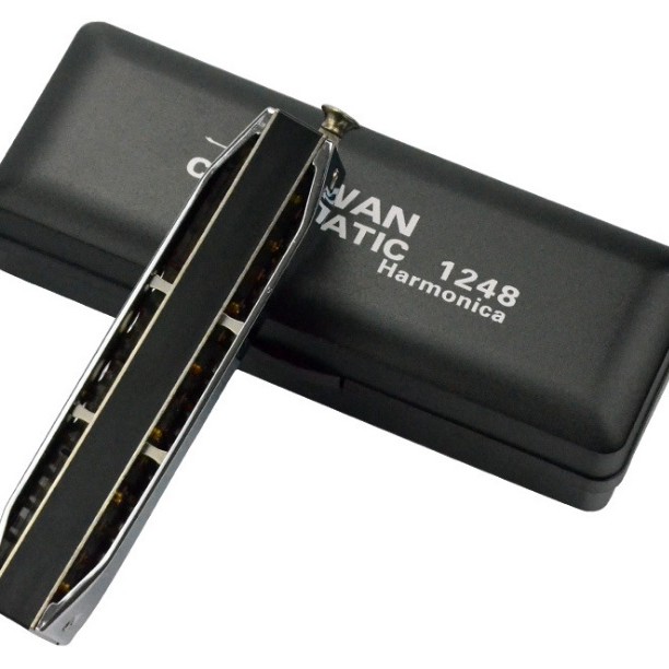 SW1248 天鵝牌12孔48音 半音階口琴 Harmonica