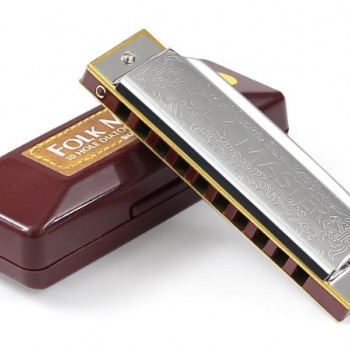 SUZUKI 10孔 藍調口琴 Harmonica