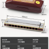 SUZUKI 10孔 藍調口琴 Harmonica