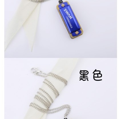 天鵝牌 4孔8音 迷你項鍊 小口琴 兒童小口琴 Harmonica For Kids