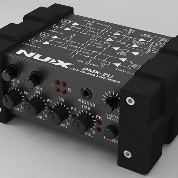 NUX PMX-2U USB I/O Line Mixer