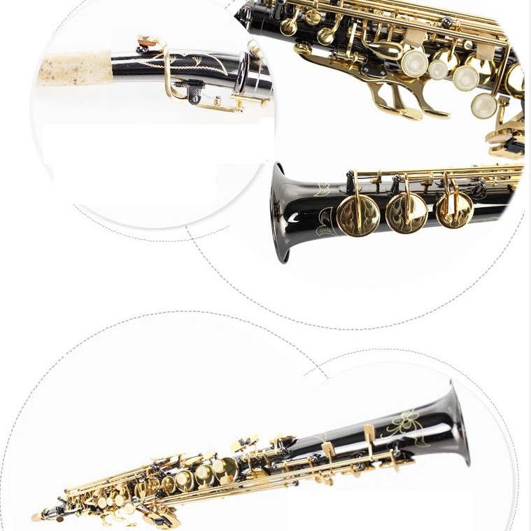 OTTNORTH 降B調高音 SAXOPHONE  直管分體 黑鎳