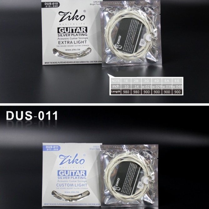 ZIKO 民謠木結他弦 DUS系列
