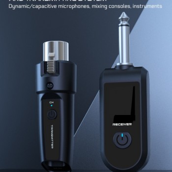GT1 Wireless  6.5MM連接 System 2.4G 無線樂器系統 (一拖一)