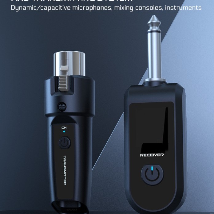 GT1 Wireless  6.5MM連接 System 2.4G 無線樂器系統 (一拖一)