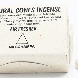 尼泊爾 天然手工塔香 錐香 Lotus 金香木 NAGCHAMPA (一盒36g）
