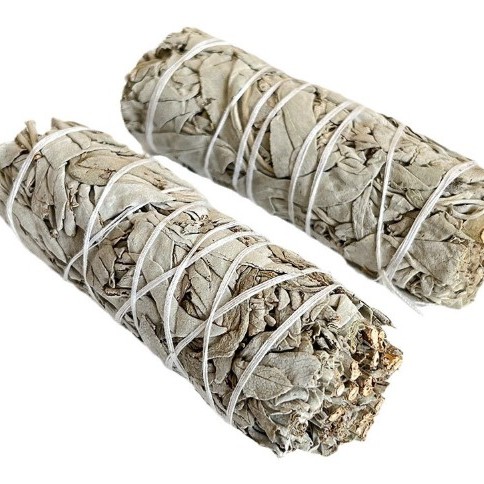 美國天然 加州白鼠尾草 White Sage (18cm 85g）