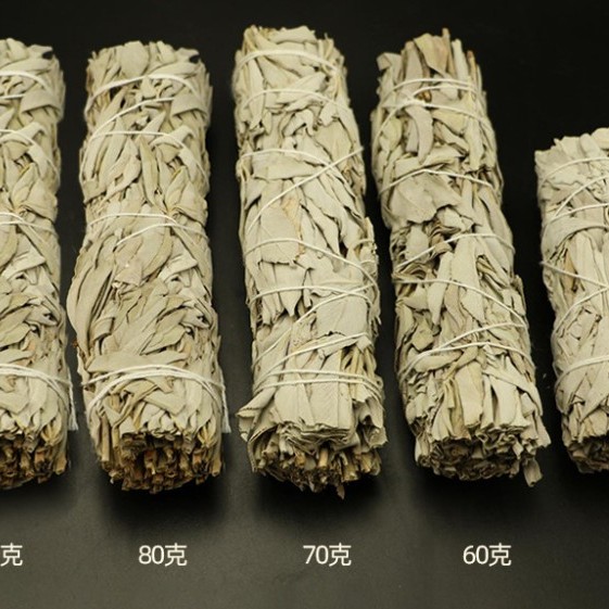 美國天然 加州白鼠尾草 White Sage (18cm 85g）