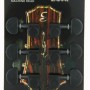 Sqoe QZ-QFB-02 黑色半圓頭全封閉準 弦扭套裝 MACHINE HEAD