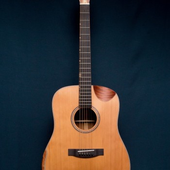 CALVIN SANG CS-7 半缺角手工單板木結他
