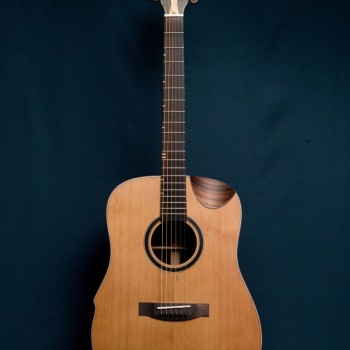 CALVIN SANG CS-7B 半缺角手工單板木結他