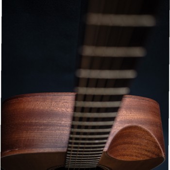 CALVIN SANG CS-7B 半缺角手工單板木結他