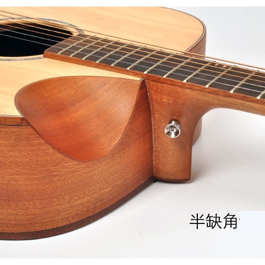 CALVIN SANG CS-7B 半缺角手工單板木結他