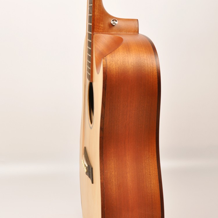 CALVIN SANG CS-7B 半缺角手工單板木結他