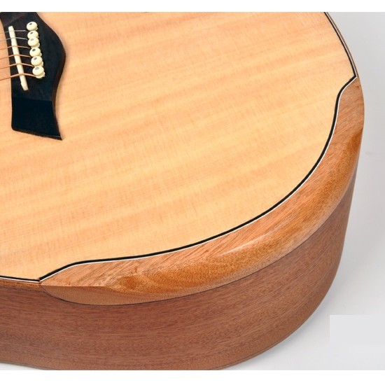 CALVIN SANG CS-7B 半缺角手工單板木結他