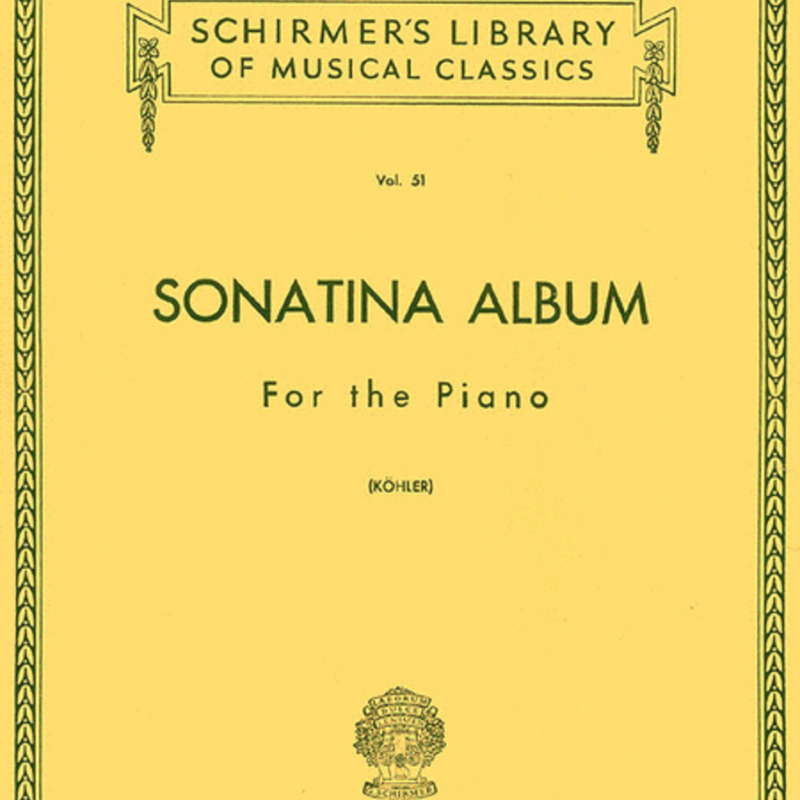 SONATINA ALBUM Volume 51 琴書